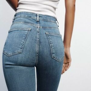 Zara Jeans Bundle Sculpt Highwaist Hi Rise Denim Skinny Leg SIZE 0